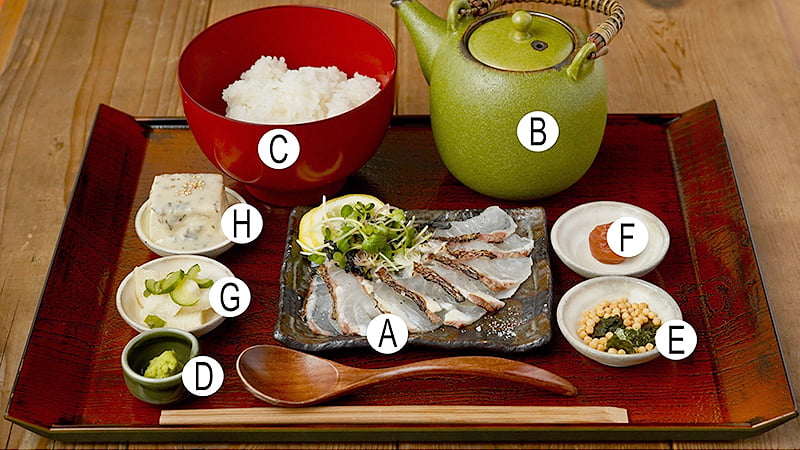 炙り鯛茶漬け